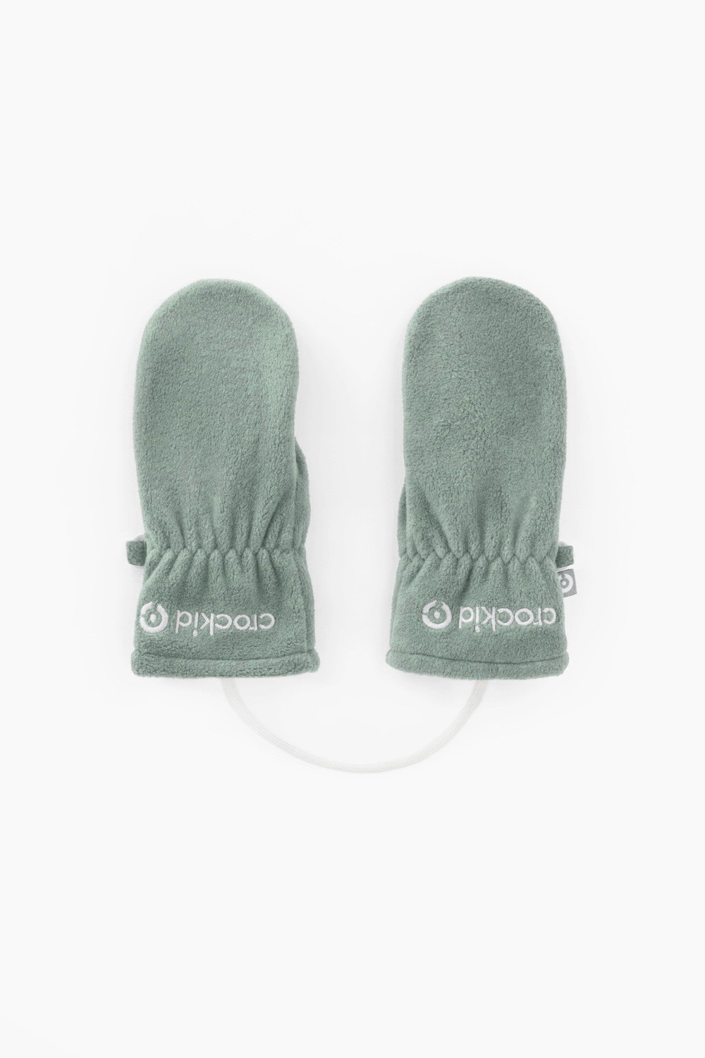 ФЛ 10000_25_62 ГР_дымчато-зеленый Варежки