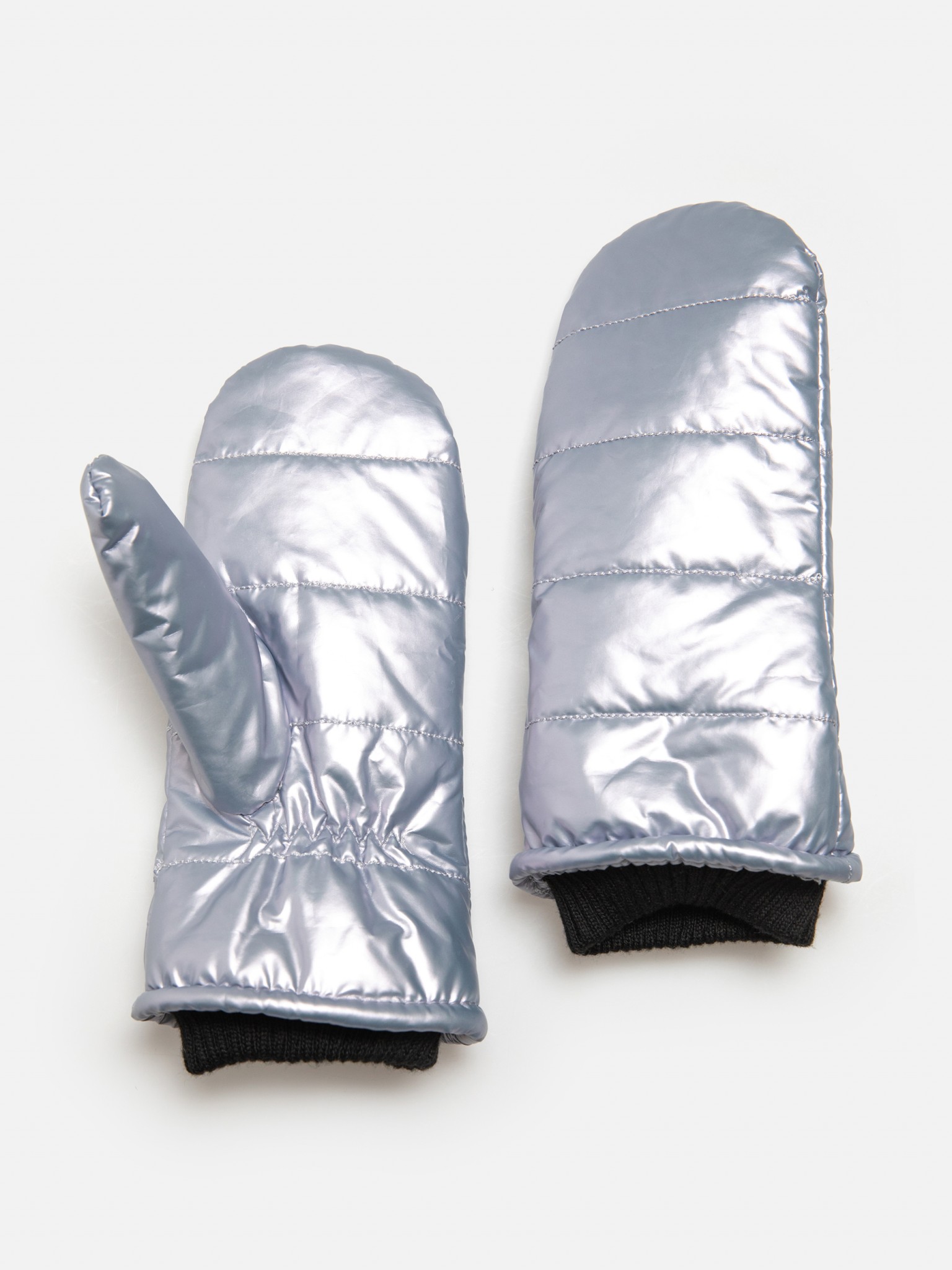 20216430004 Рукавицы детские для девочек Blarny серебряный