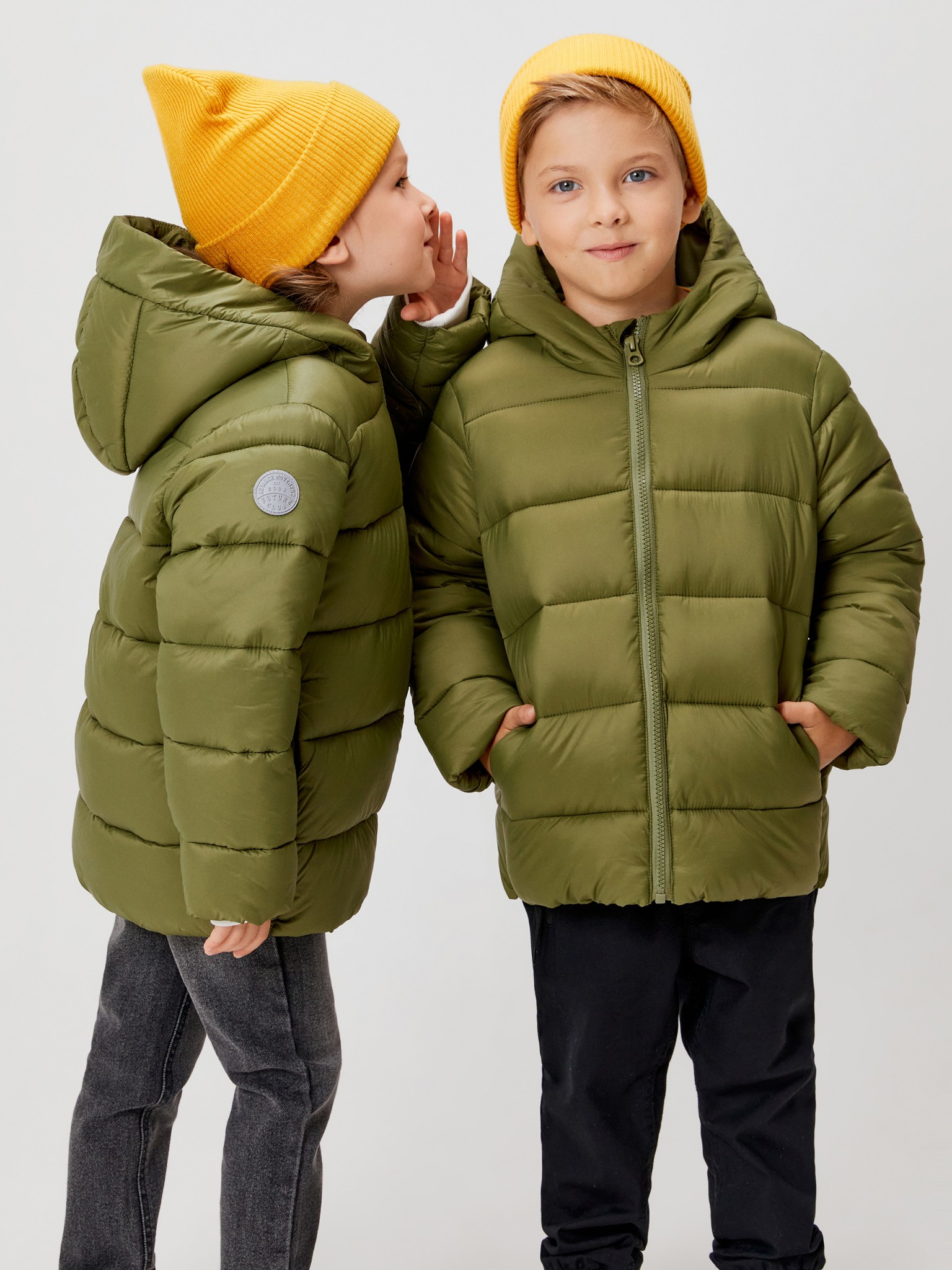 20320650004 Куртка детская Amichi хаки