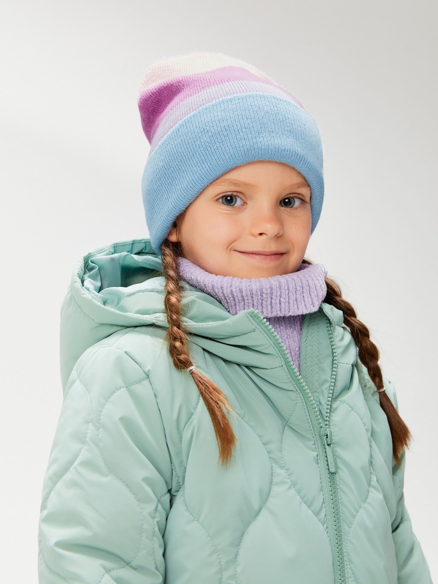 20236400225 Шапка детская для девочек Stessy цветной