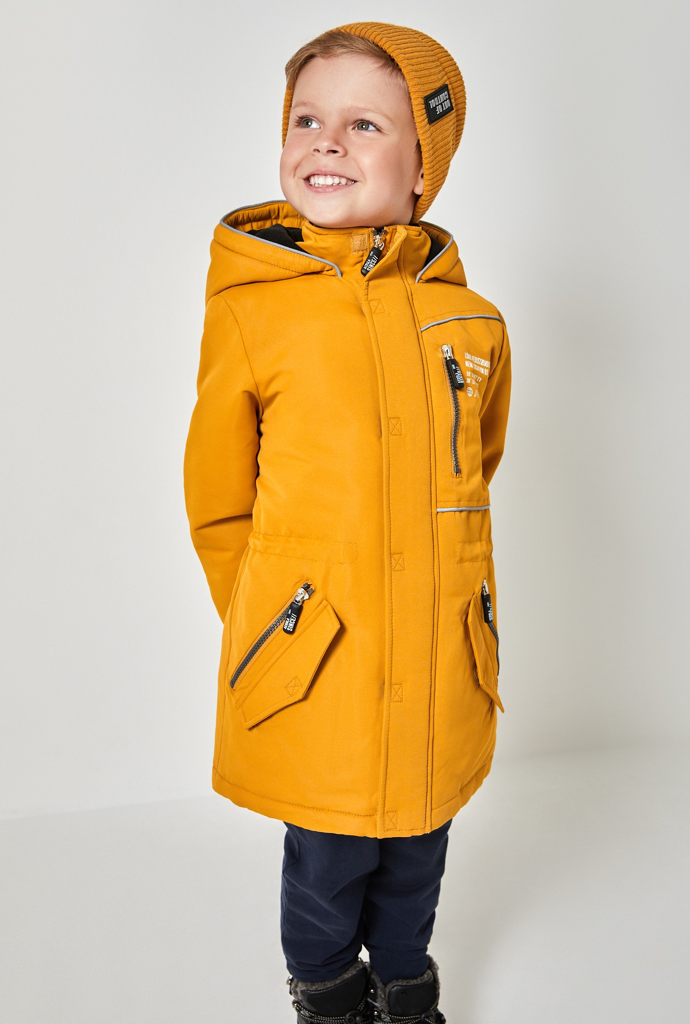 20120130215 Куртка детская для мальчиков Abbaddon охра