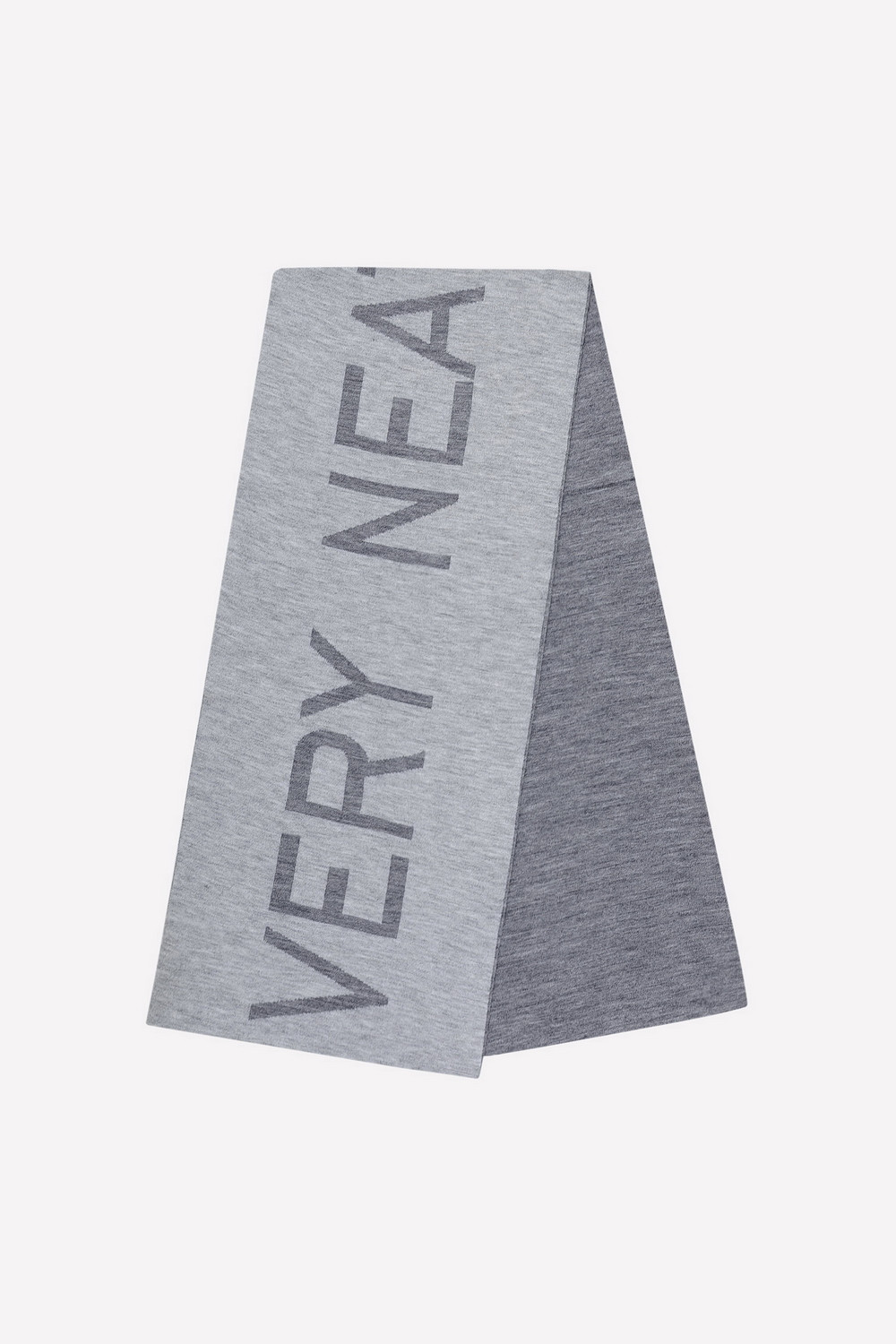 ЕВ 15007_ш_св.серый меланж, тем.серый меланж Шарф