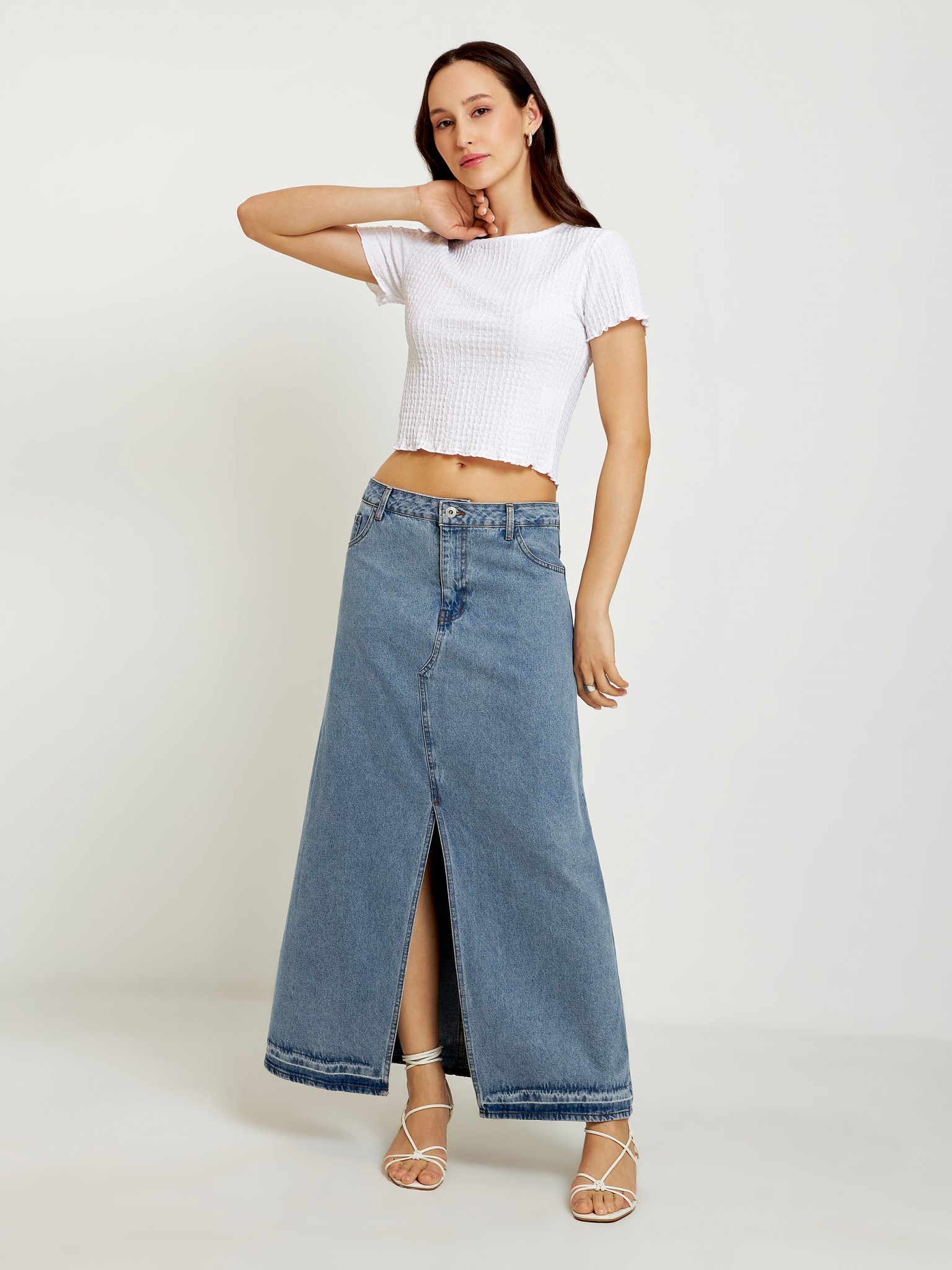 10200110584 Блузка жен. Honey белый