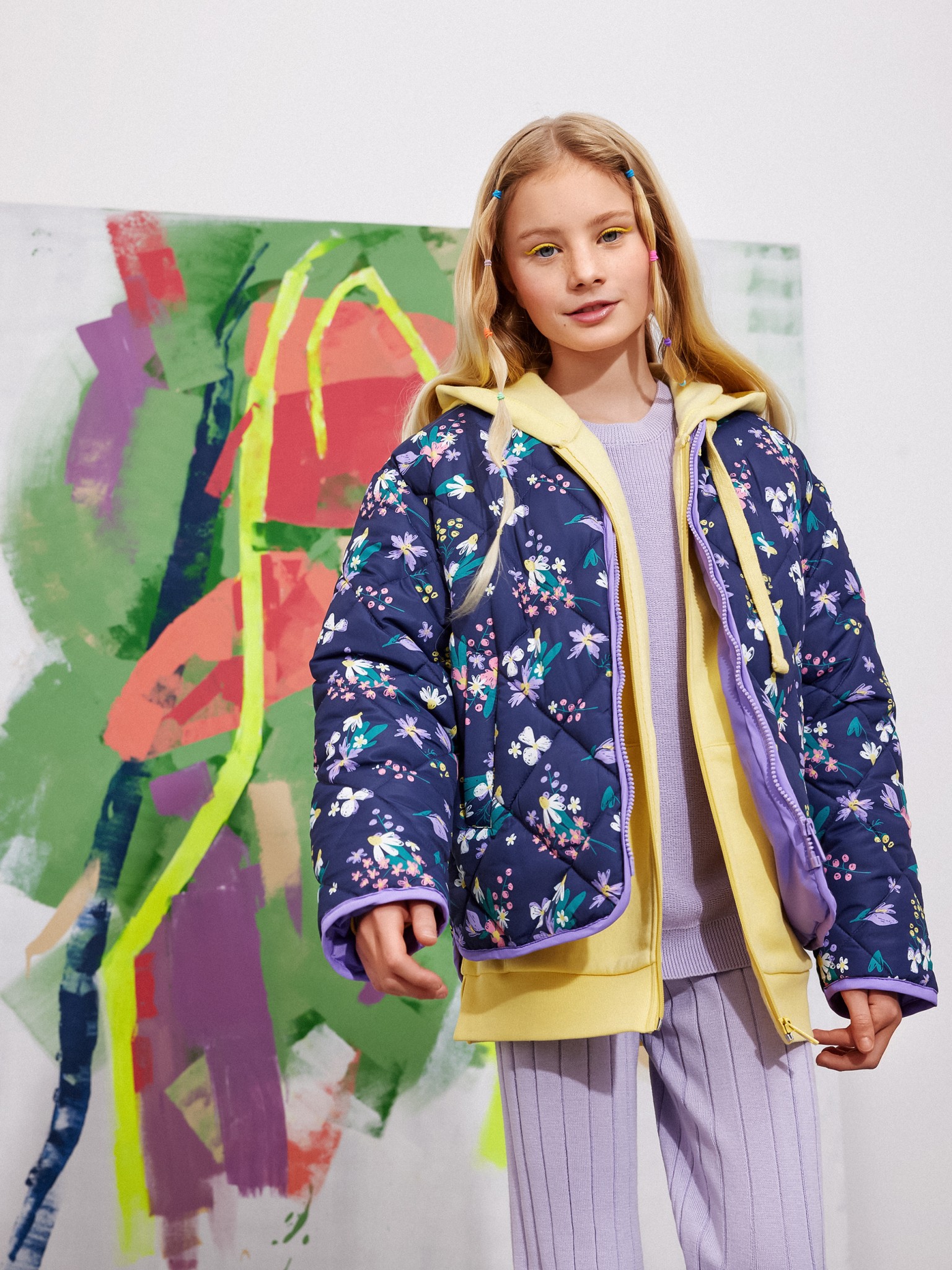 20210130286 Куртка детская для девочек Rabili набивка