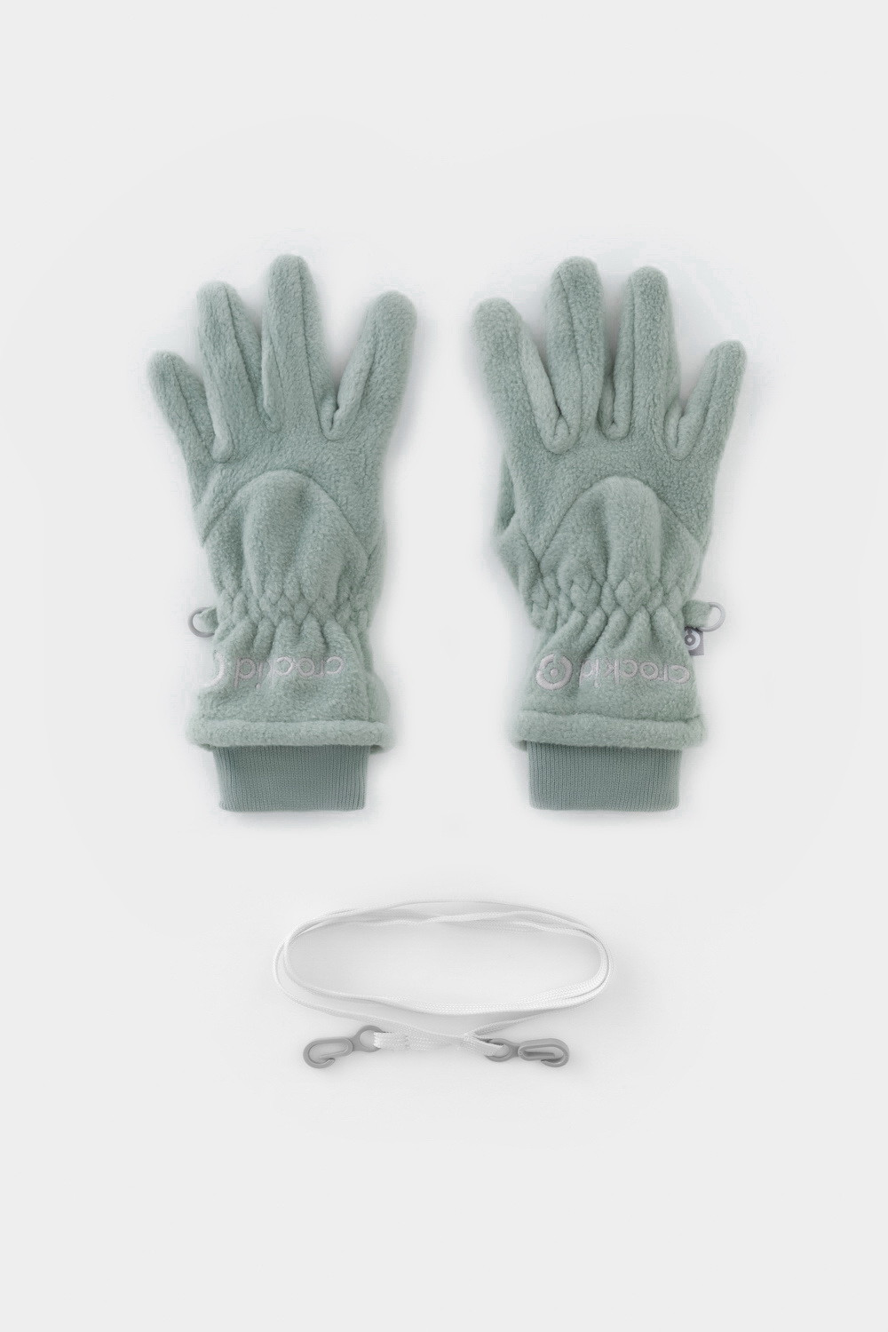 ФЛ 10001_25_57 ГР_дымчато-зеленый Перчатки