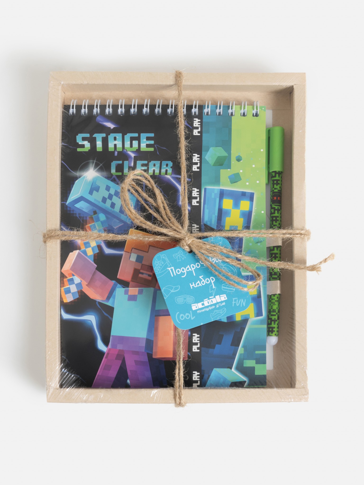 20306380012 Набор подарочный ( Блокнот А5, 60л и Ручка шариковая, цвет чернил синий) Jed4 разноцветный