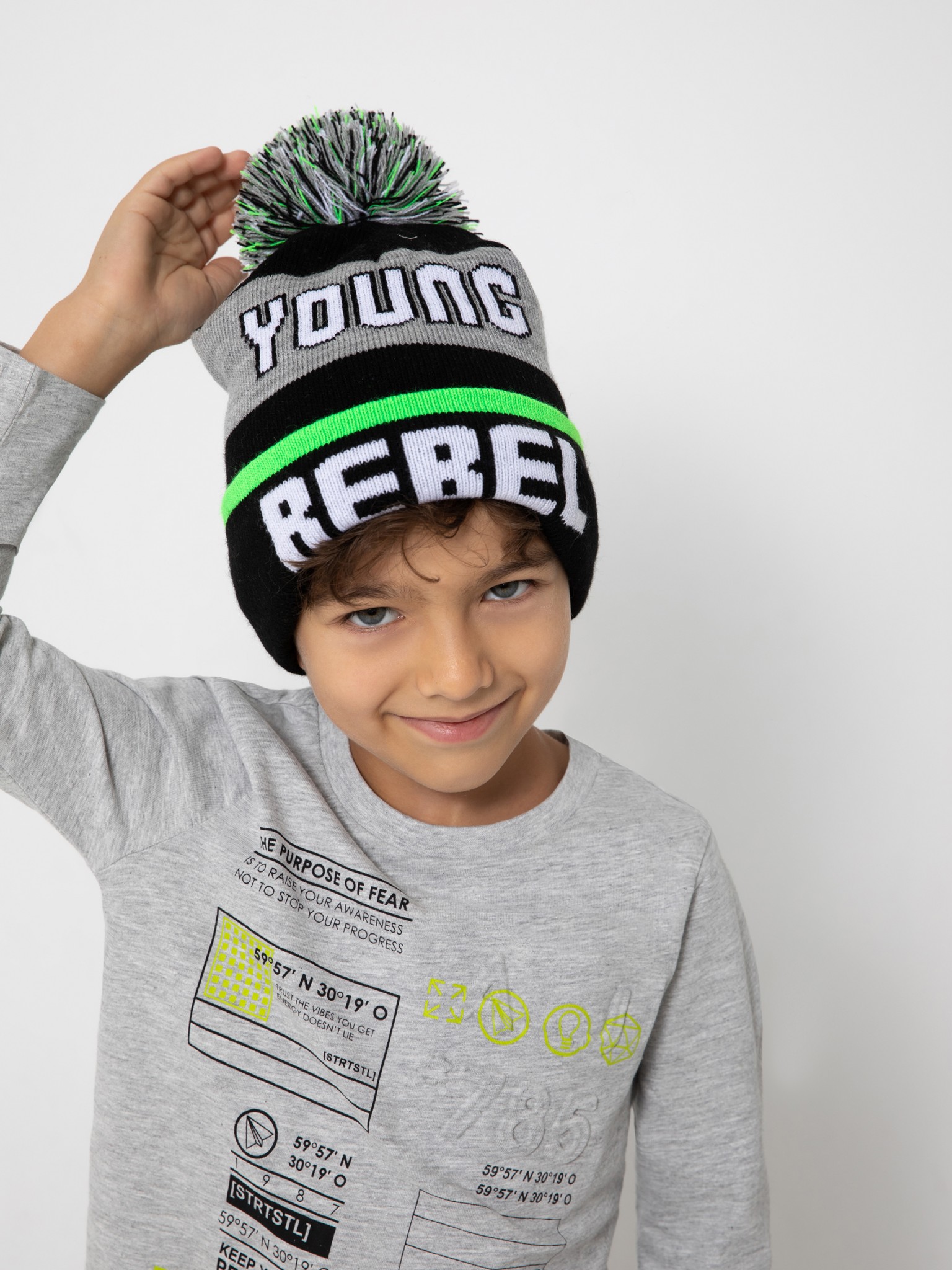 20136400154 Шапка детская для мальчиков Erik цветной