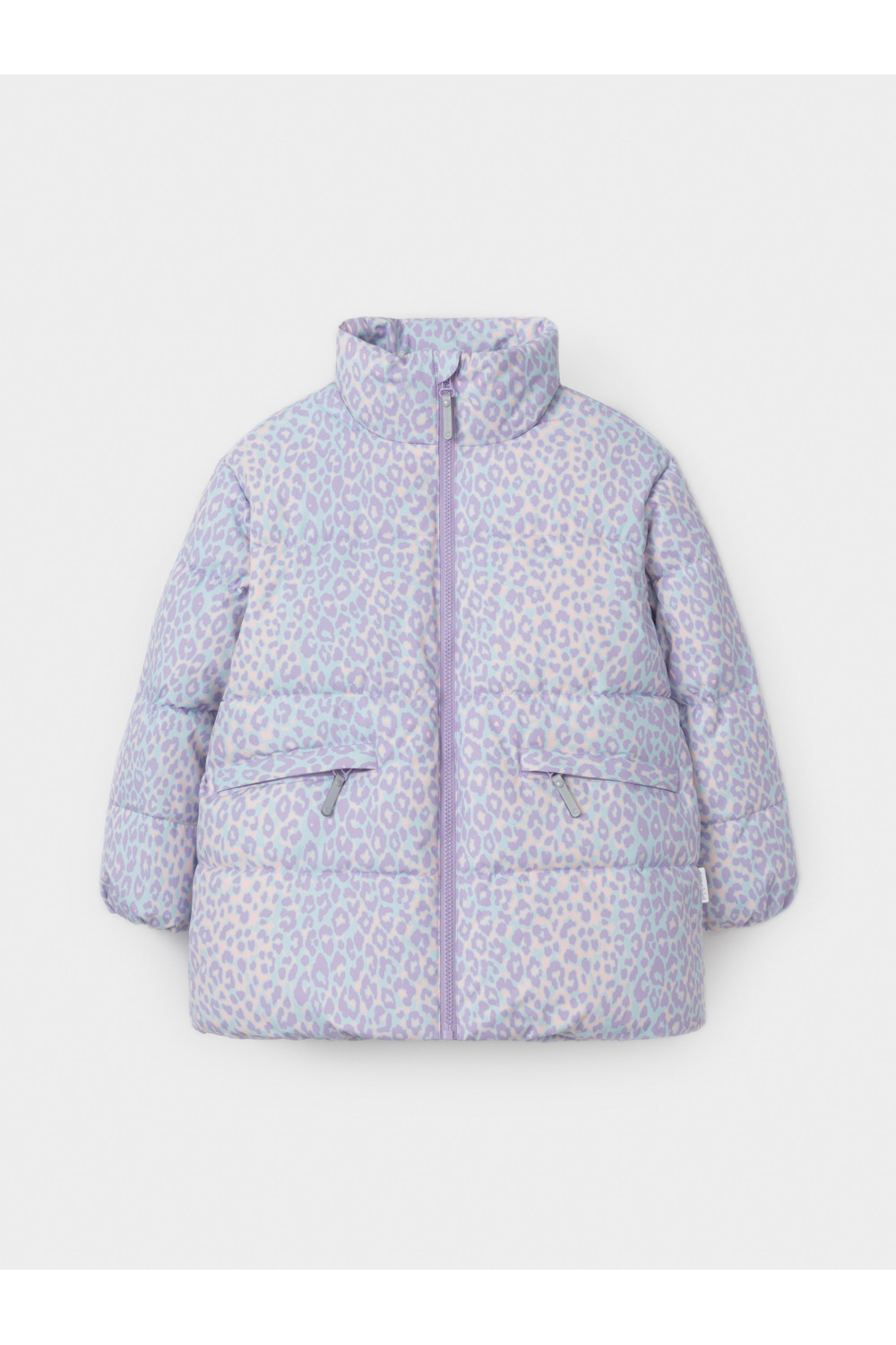 ВК 32194_н_2 ГР_мятный, неоновый леопард Куртка