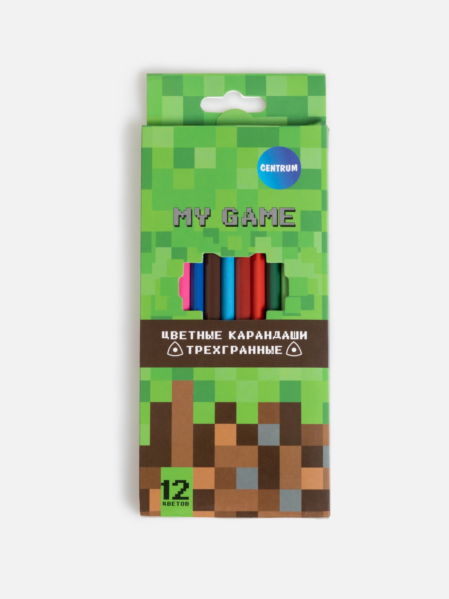 20306700087 Карандаши цветные 12 цветов Pixee разноцветный