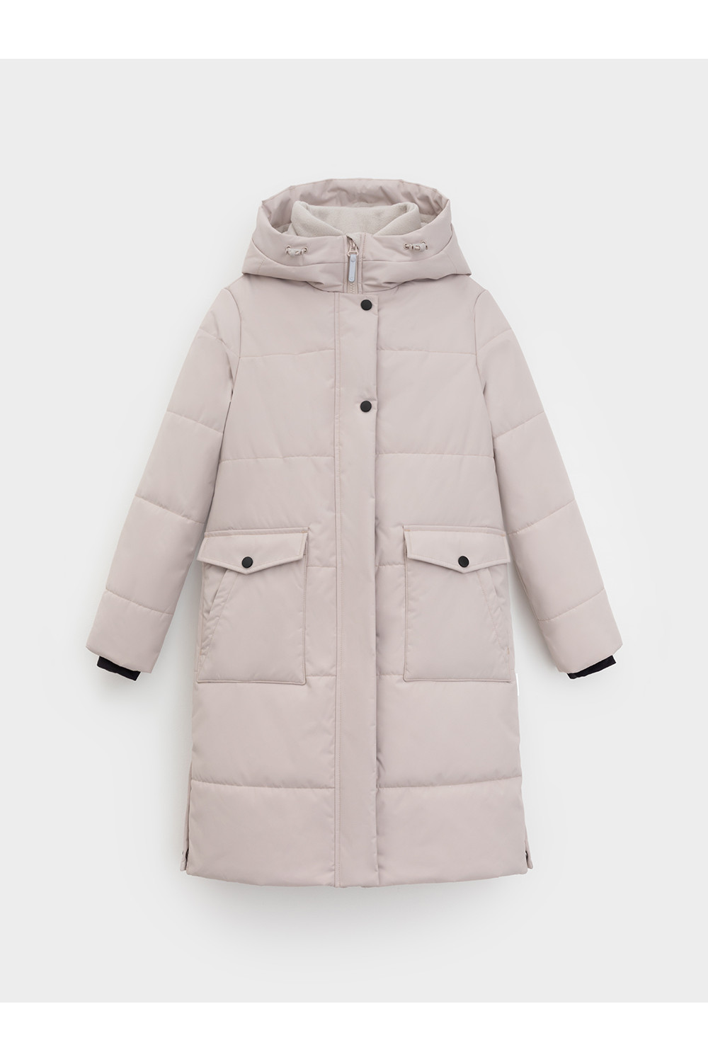 ВК 38128_2 УЗГ_серебристо-серый Пальто