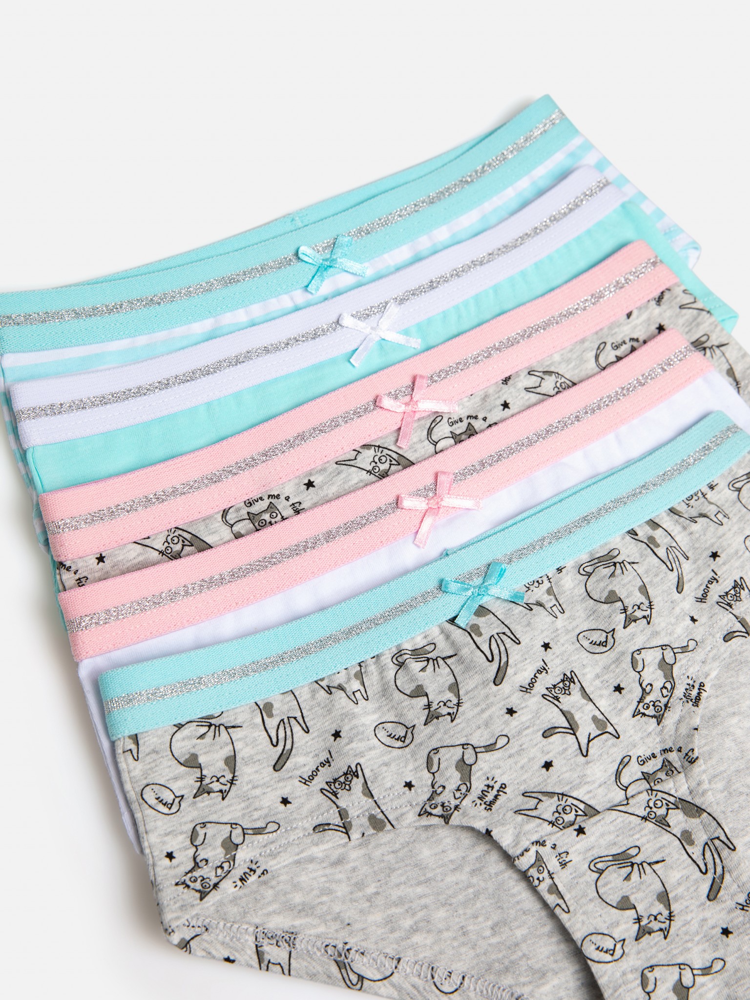 20234120011 Трусы детские для девочек в наборе из 5 шт. Pariya цвет в ассортименте