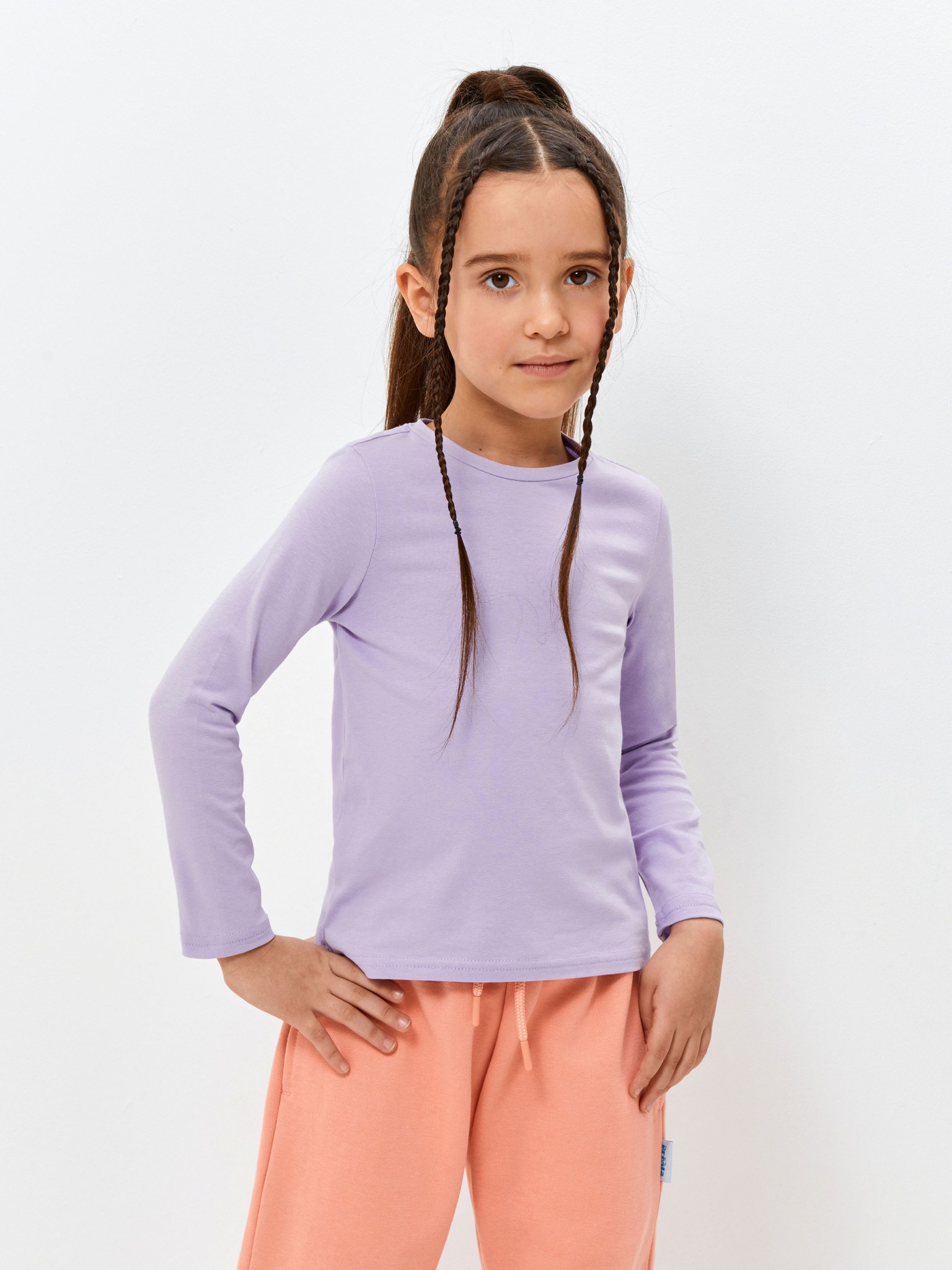 20220150064 Джемпер детский для девочек Ranken лавандовый