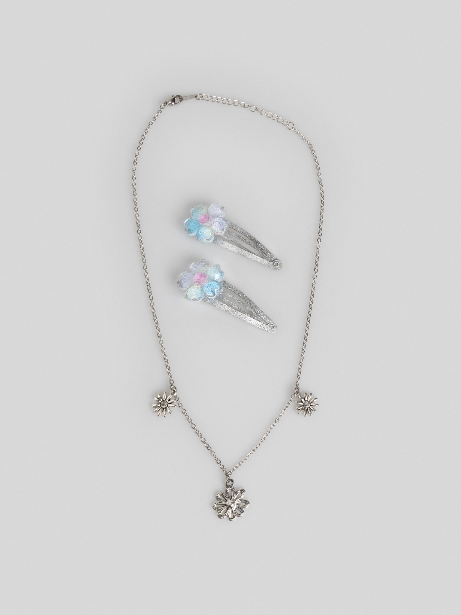 20206320637 Набор (бусы + 2 заколки для волос) детский Oyel разноцветный