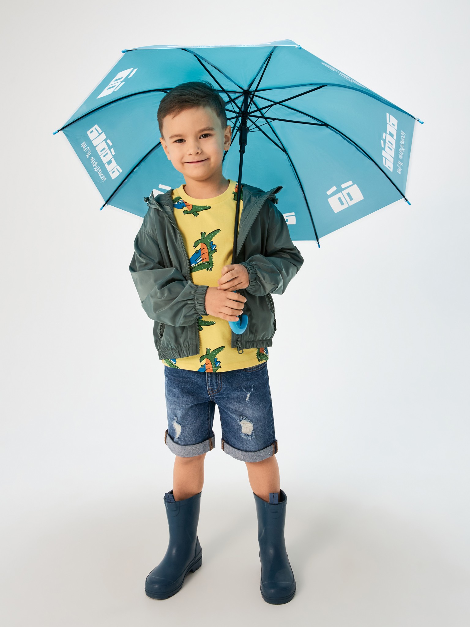 20106510003 Зонт детский Logos синий