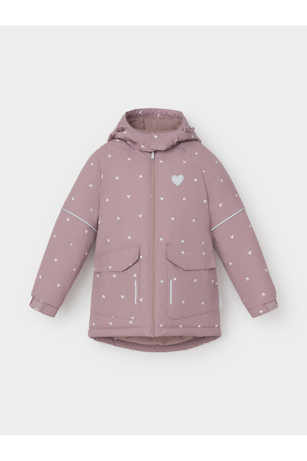 ВК 38121_н_1 ГР_лиловая роза, маленькие стежки Куртка