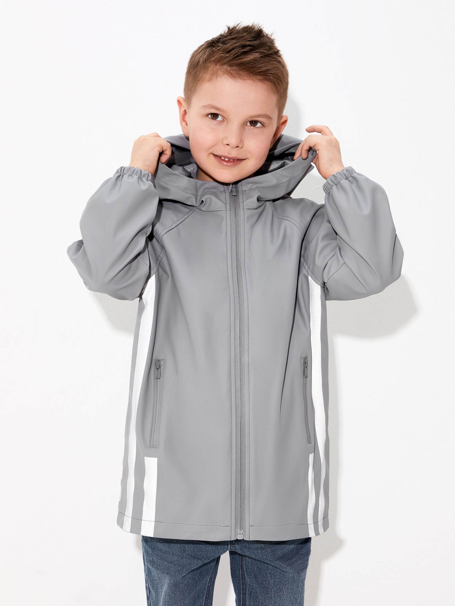 20120700015 Куртка детская для мальчиков Titan серый