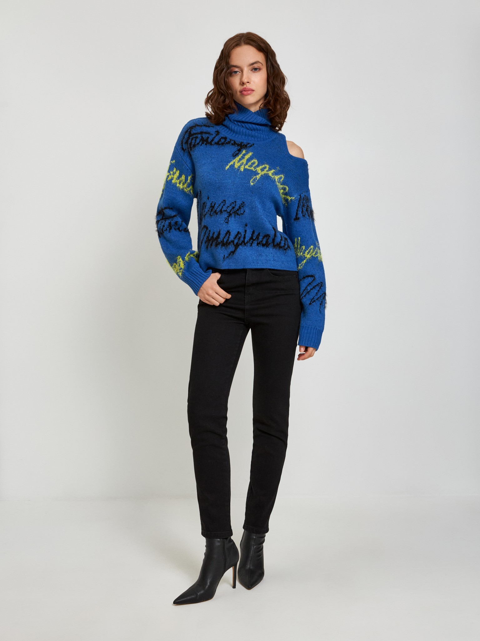 10200440060 Брюки джинсовые жен. Chirakhan черный