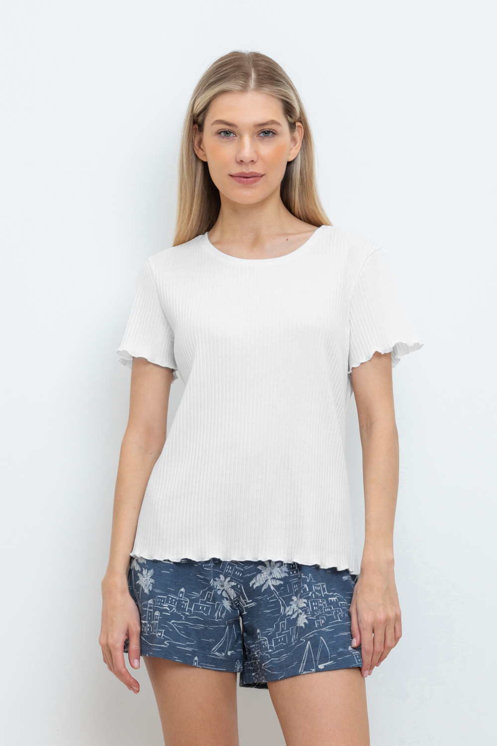 Е 30085_белый Фуфайка