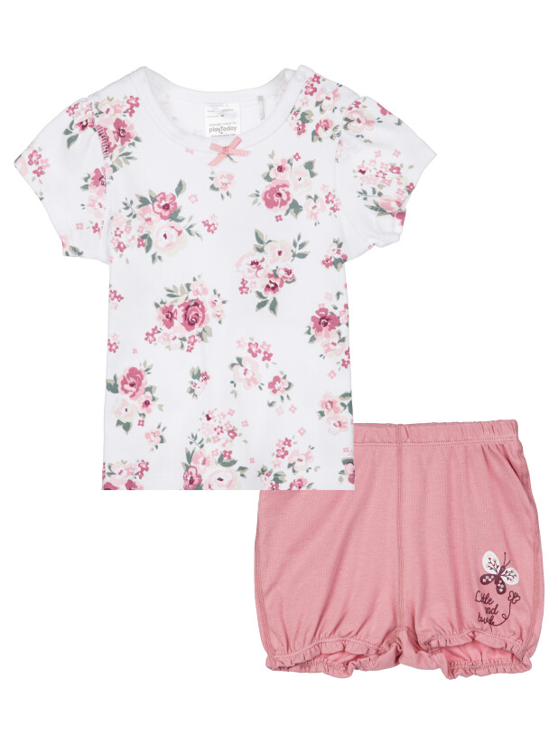 12429155 Комплект для девочки: футболка, шорты