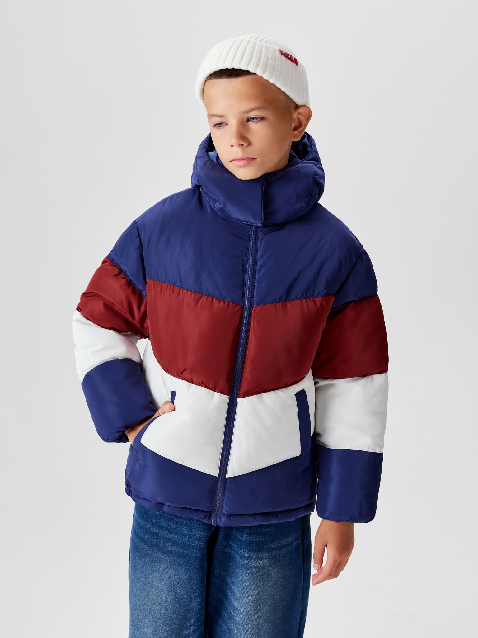 20130650007 Куртка детская для мальчиков Farer темно-синий