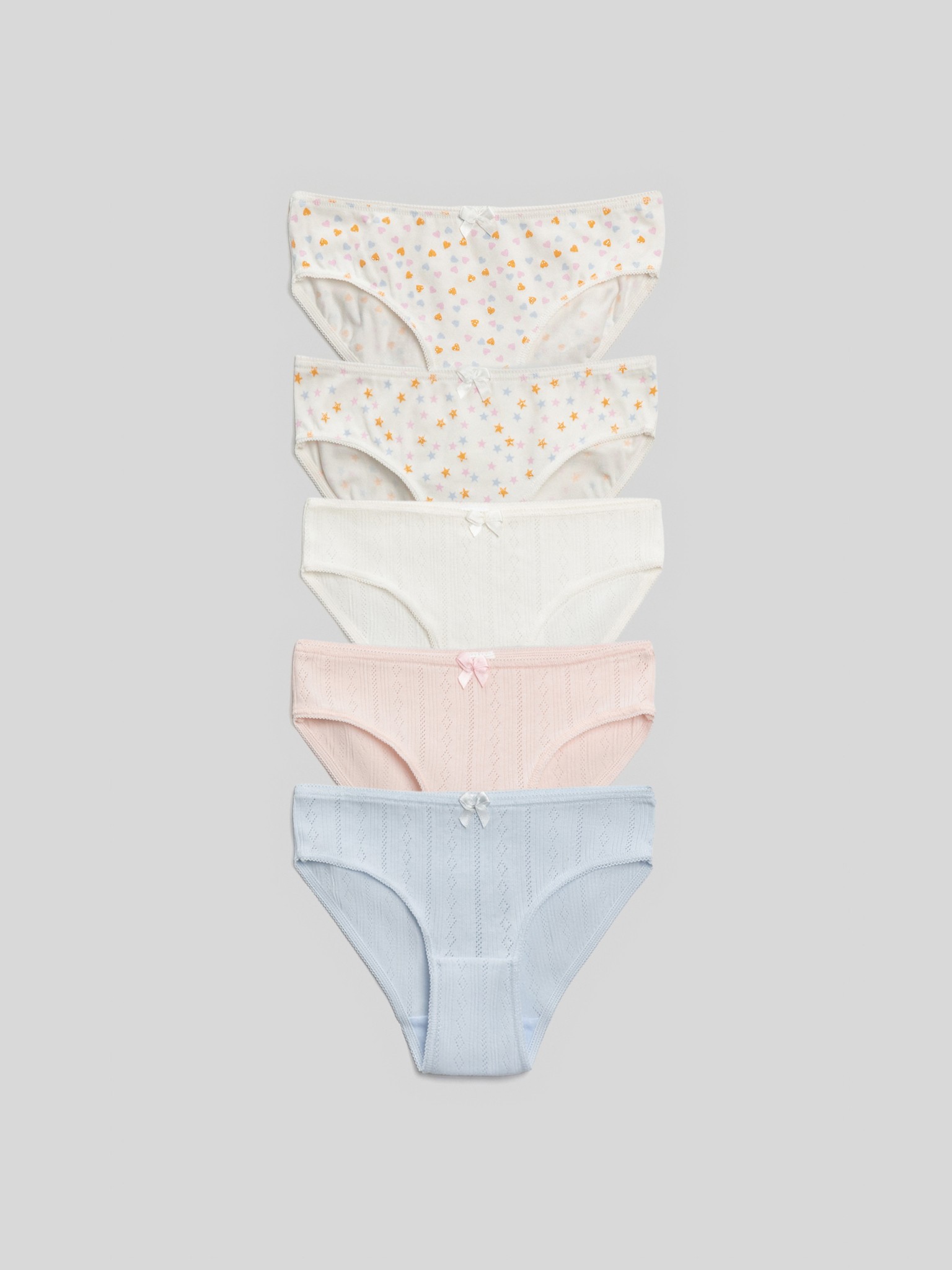 20234120049 Трусы детские для девочек в наборе из 5 шт. Zita разноцветный