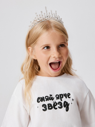 20206310288 Ободок детский Eline серебристый