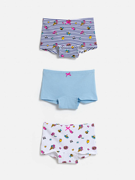 20224120067 Трусы детские для девочек в наборе из 3шт Osorno цвет в ассортименте