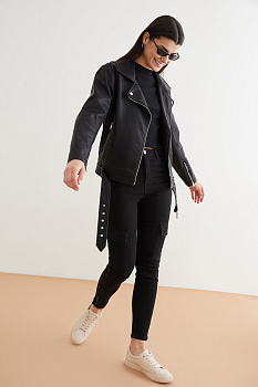 10200160112 Брюки джинсовые жен. AVACADO черный