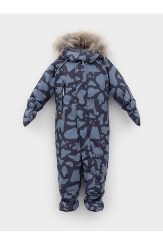 ВК 60116_н_21 Ал_темно-серый, прогулки с динозаврами Комбинезон