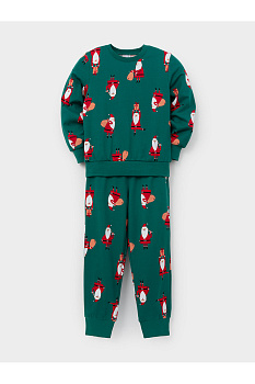 К 1663_темно-зеленый 5420 Н151 Пижама