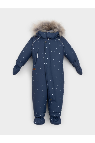 ВК 60116_н_20 Ал_темно-синий, маленькие звездочки Комбинезон