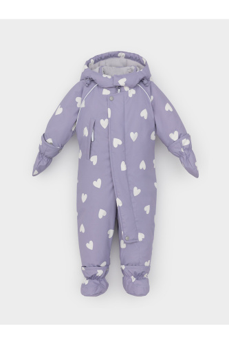 ВК 60032_н_59 Ал_сиреневый, красивые сердца Комбинезон