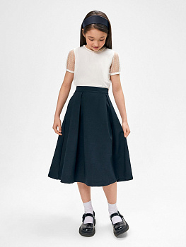 20210180224 Юбка детская для девочек Horibo темно-синий