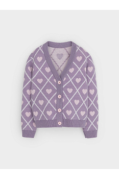 КВ 30158_ш_светло-сиреневый Кардиган