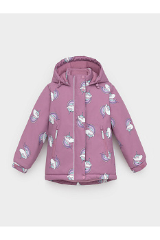 ВК 38095_н_5 Ал_дымчато-розовый, маленькие единороги Куртка