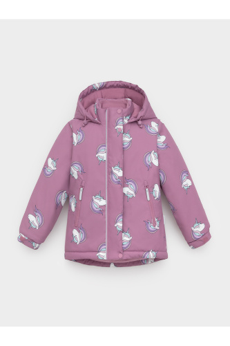 ВК 38095_н_5 Ал_дымчато-розовый, маленькие единороги Куртка