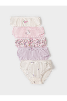 МП 1931-5уп_св.розовый, слоновая кость, сиреневый Набор трусы/ уп