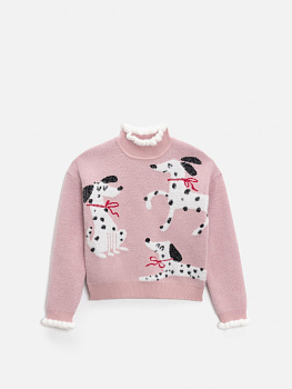 20220320110 Свитер детский для девочек Natty розовый