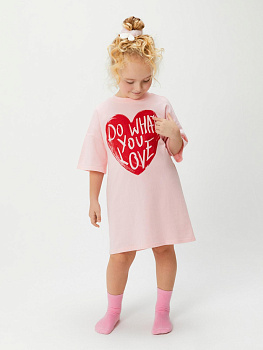 20224270013 Ночная сорочка детская для девочек Kanto розовый