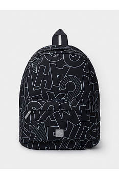 АКС 1002_90 ГР_черный, алфавит Рюкзак