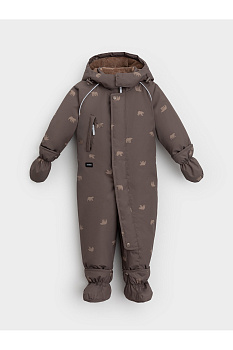 ВК 60133_н_1 УЗГ_коричневый, медведи Комбинезон