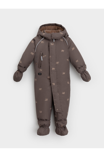 ВК 60133_н_1 УЗГ_коричневый, медведи Комбинезон