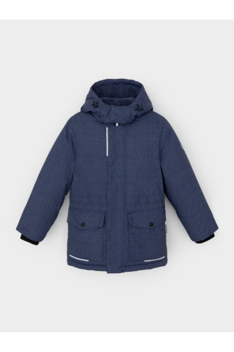 ВК 36107_н_1 ГР_синий, твид Куртка