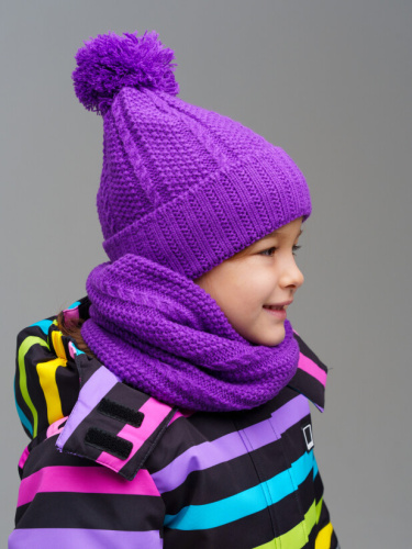 32422053 Комплект для девочки: шапка, снуд