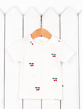 Ф68/15-Р Футболка (вишенки)