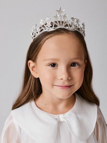 20206310294 Ободок детский Princes серебристый