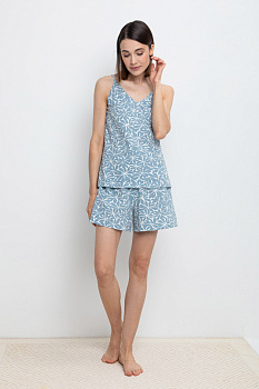 Е 20123_пыльно-синий, блики на воде Пижама