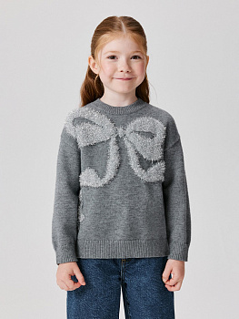 20220310239 Джемпер детский для девочек Teodora серый
