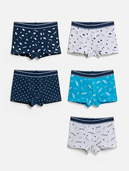 20134130009 Трусы детские для мальчиков в наборе из 5 шт. Elbrus цвет в ассортименте