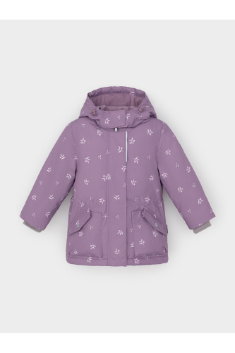 ВК 38120_н_1 ГР_насыщенный виноград, мини цветы Куртка